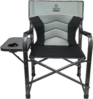 XL Directors Chair - Heavy-Duty Camping Chair with Table, Perfect for Camping and Outdoor Activities - 400 lbs. Capacity