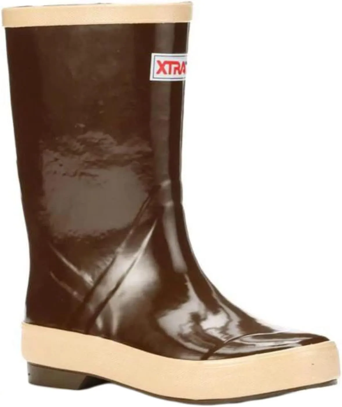 XTRATUF Legacy Little Kids Series 8” Neoprene Kids' Boots, Copper & Tan (22681G)
