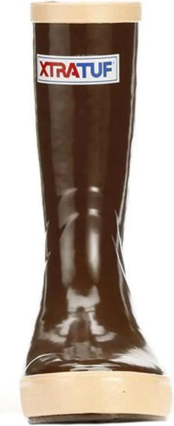 XTRATUF Legacy Little Kids Series 8” Neoprene Kids' Boots, Copper & Tan (22681G)