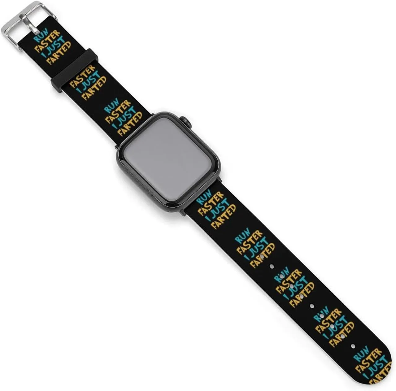Yepp I Just Farted Soft Silicone Watch Band Compatible with IWatch Breathable Adjustable Sport Strap