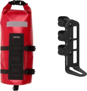 ZEFAL Z Adventure Fork Pack Front Bag & Holder, Black, 6 Litre