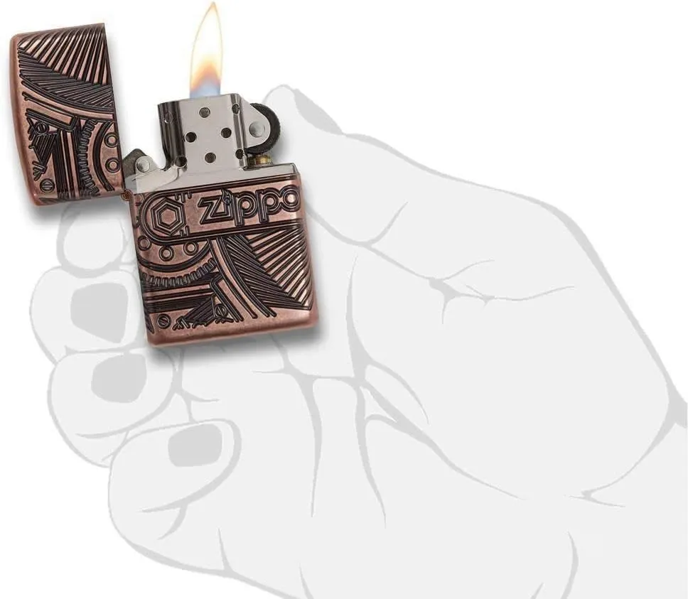 Zippo Armor Deep Carve Lighters