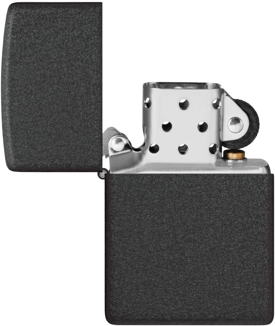 Zippo Black Crackle Pocket Lighter