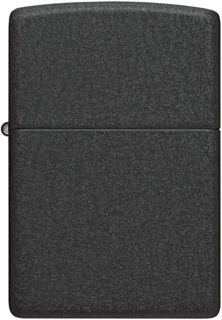 Zippo Black Crackle Pocket Lighter