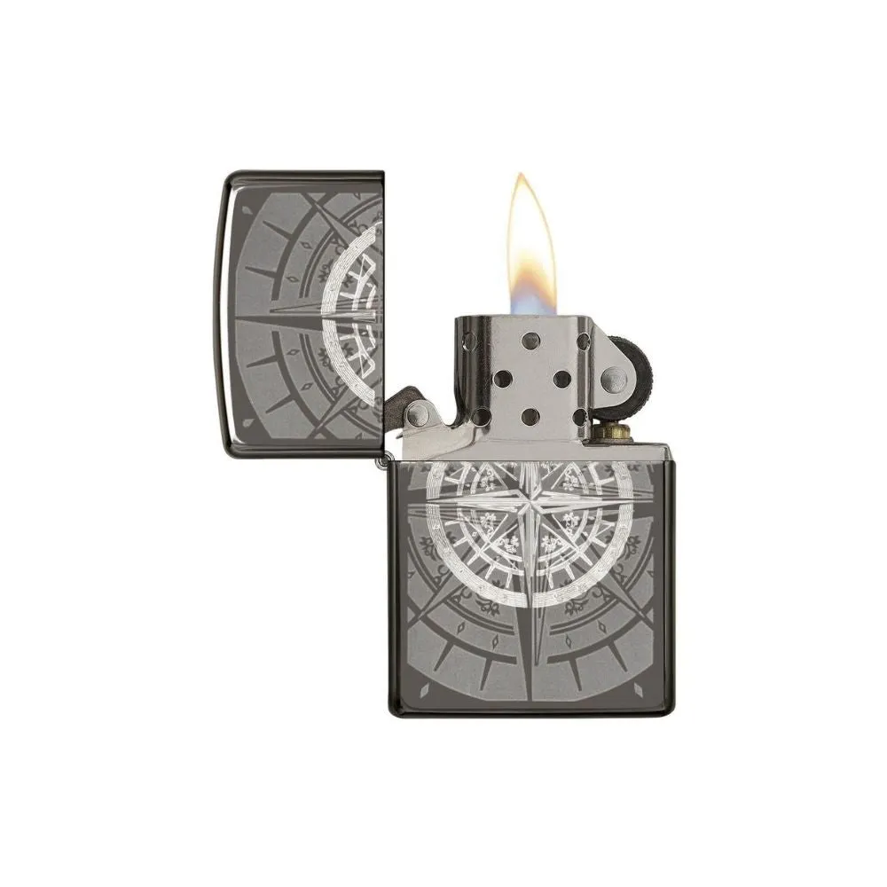 Zippo Black Ice Compass Lighter