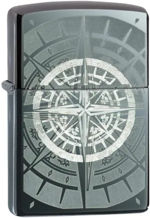 Zippo Compass Black Ice Pocket Lighter
