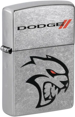 Zippo Dodge Street Chrome Pocket Lighter