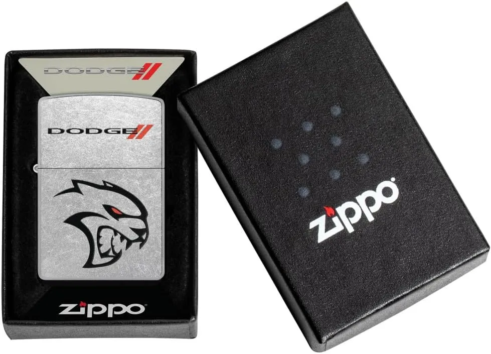 Zippo Dodge Street Chrome Pocket Lighter