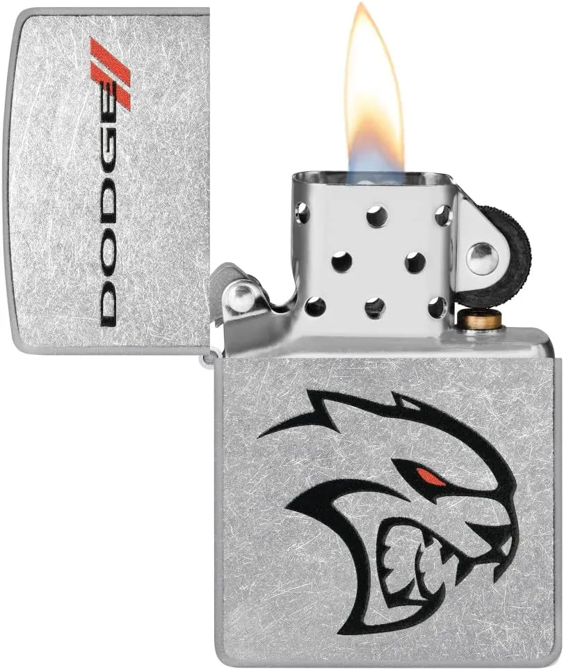 Zippo Dodge Street Chrome Pocket Lighter