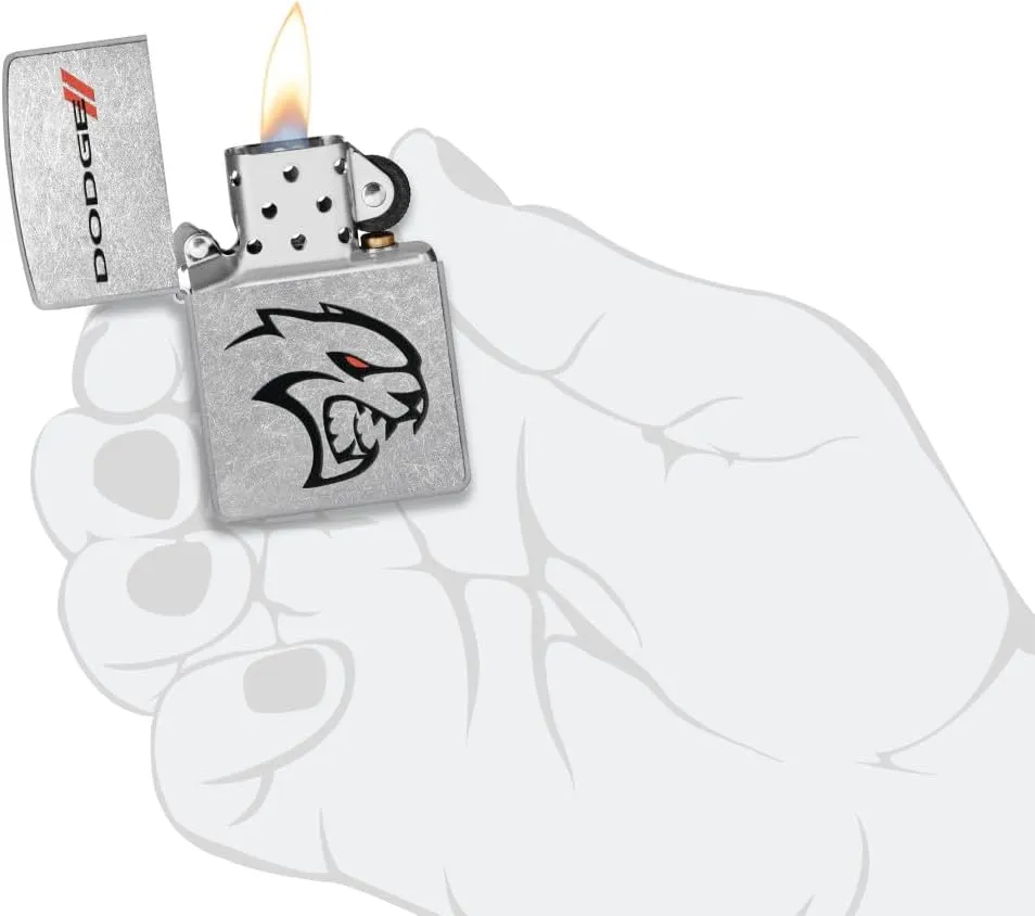 Zippo Dodge Street Chrome Pocket Lighter