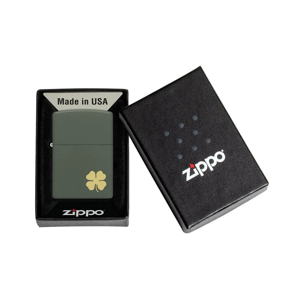 Zippo Four Leaf Clover Lighter