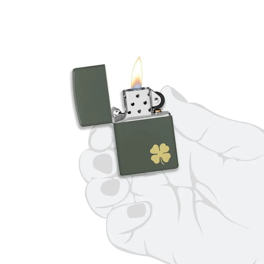 Zippo Four Leaf Clover Lighter