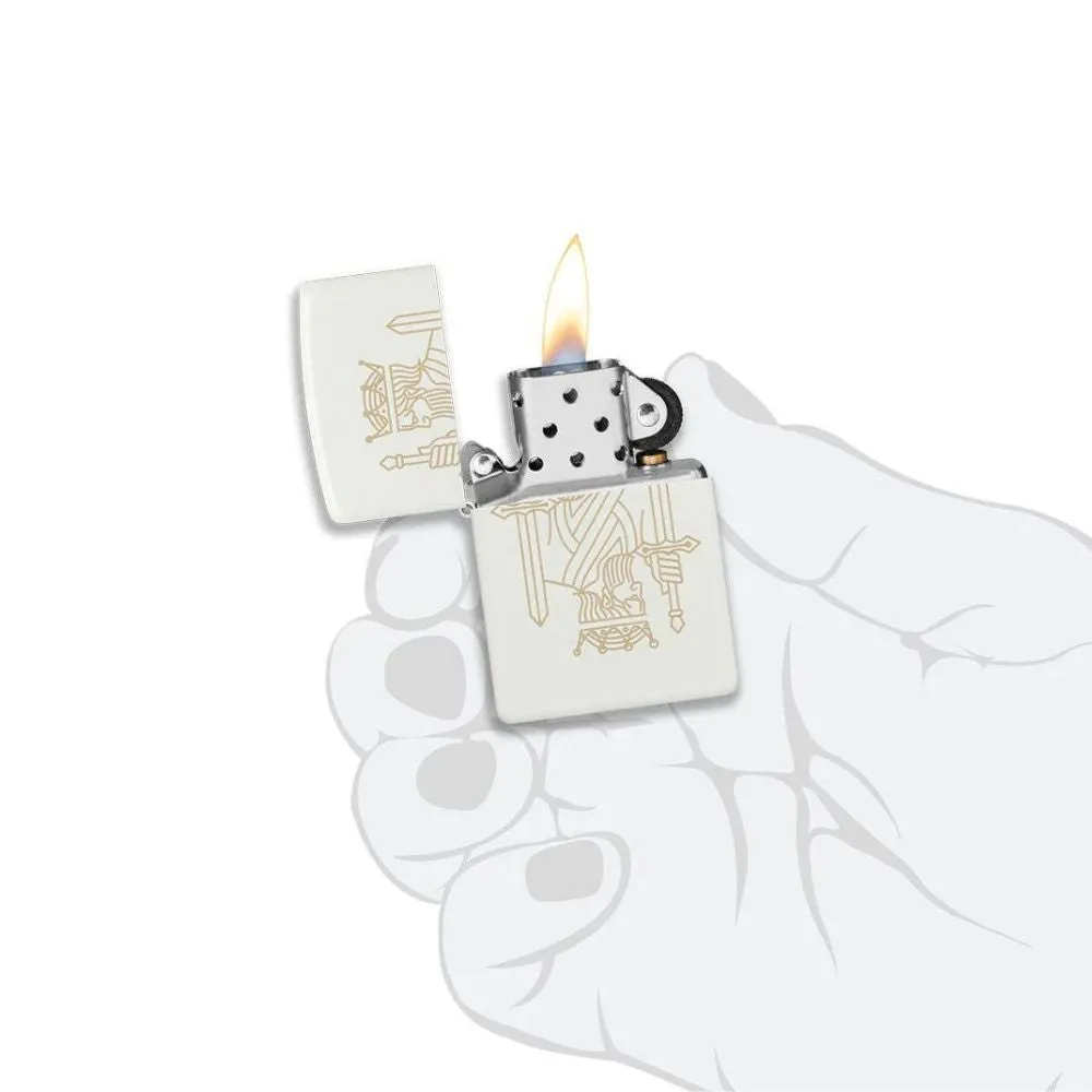 Zippo King Queen Design Lighter