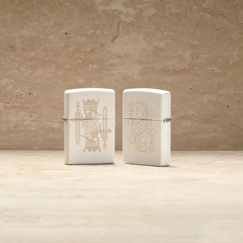 Zippo King Queen Design Lighter