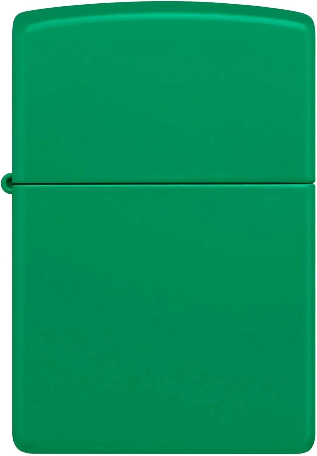 Zippo Lighter Grass Green Matte, Windproof, Custom Designed, Stainless Steel Body