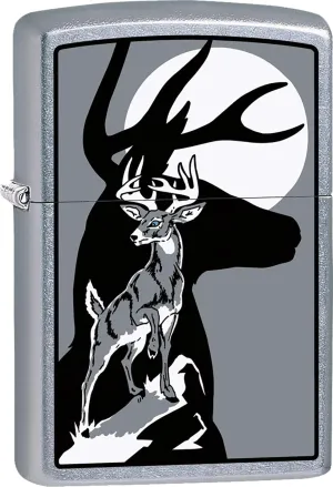 Zippo Lighter - Moonlight Deer Shadow Windproof Lighter #Z356