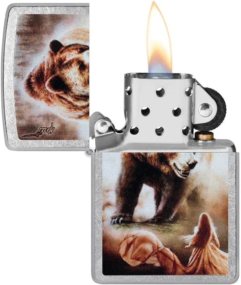 Zippo Lighter – Personalized Custom Message Engraved Animal Windproof Lighter