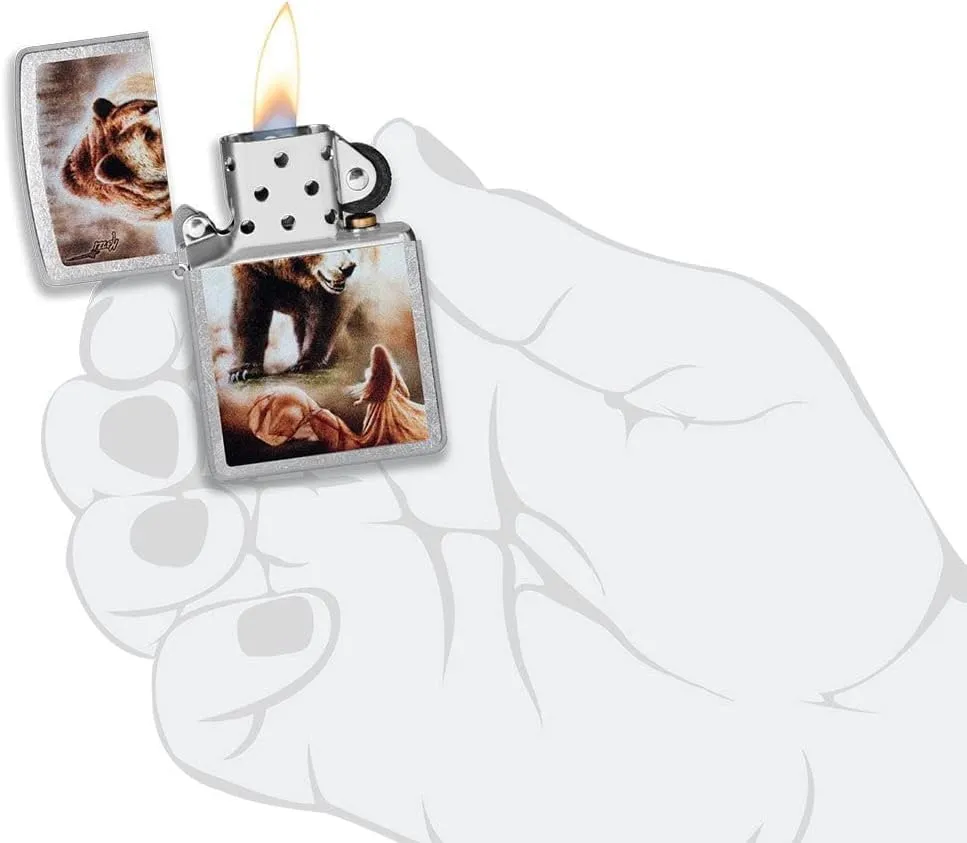 Zippo Lighter – Personalized Custom Message Engraved Animal Windproof Lighter