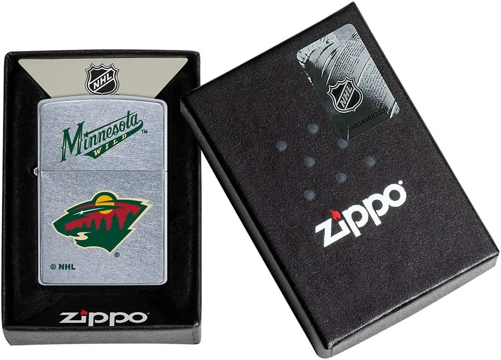Zippo NHL Street Chrome Pocket Lighter