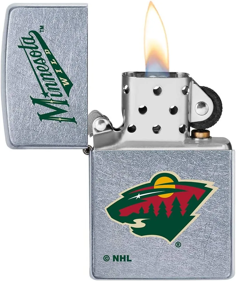 Zippo NHL Street Chrome Pocket Lighter