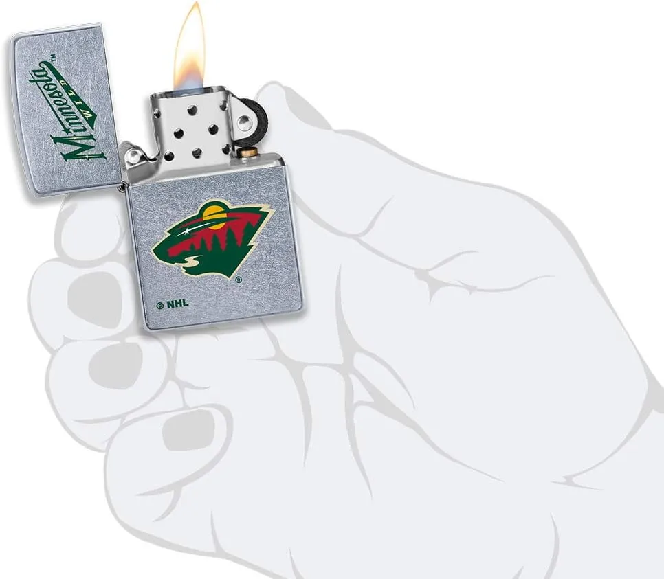 Zippo NHL Street Chrome Pocket Lighter