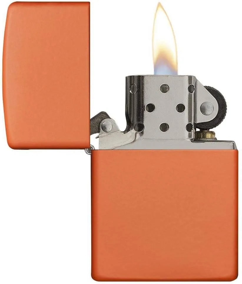 Zippo Orange Matte Lighter - 231