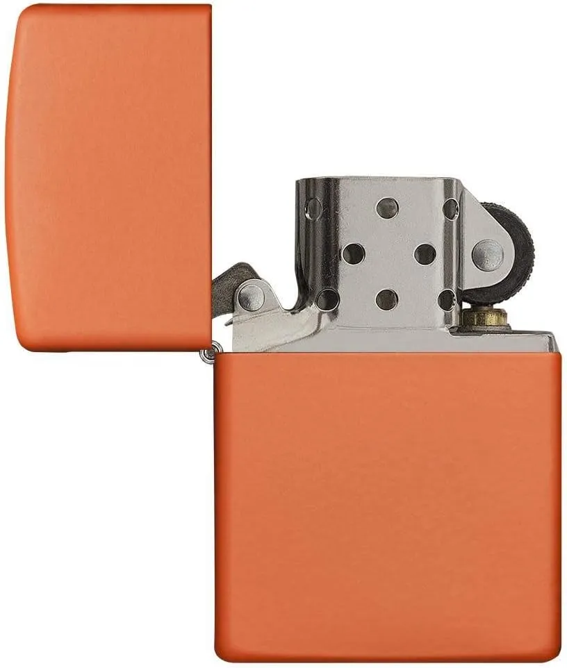 Zippo Orange Matte Lighter - 231