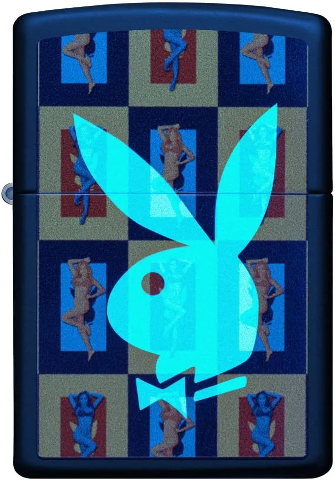 Zippo Playboy Black & White Rabbit Pocket Lighter