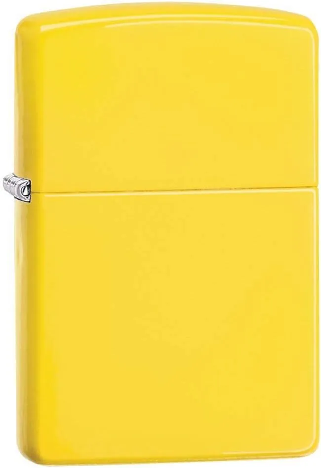 Zippo Pocket Lighter, Lemon Matte