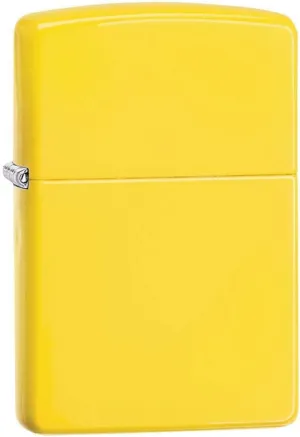 Zippo Pocket Lighter, Lemon Matte