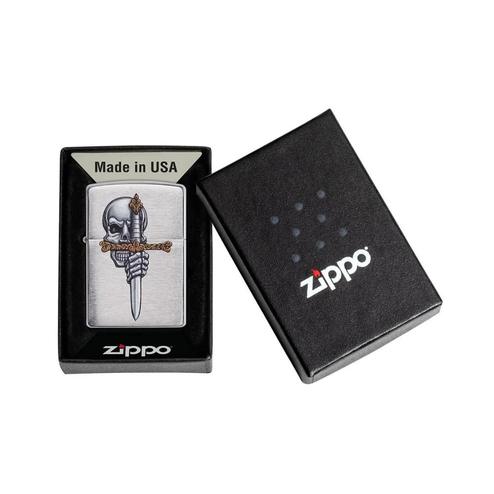 Zippo Sword Skull Design Lighter