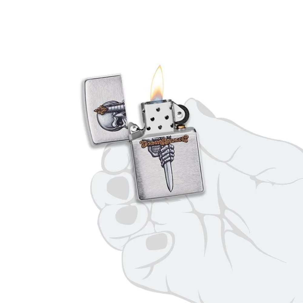 Zippo Sword Skull Design Lighter