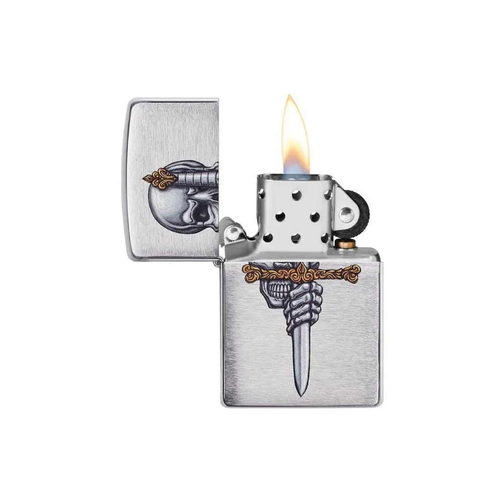 Zippo Sword Skull Design Lighter