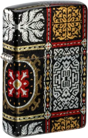 Zippo Tapestry Pattern Design Pocket Lighter
