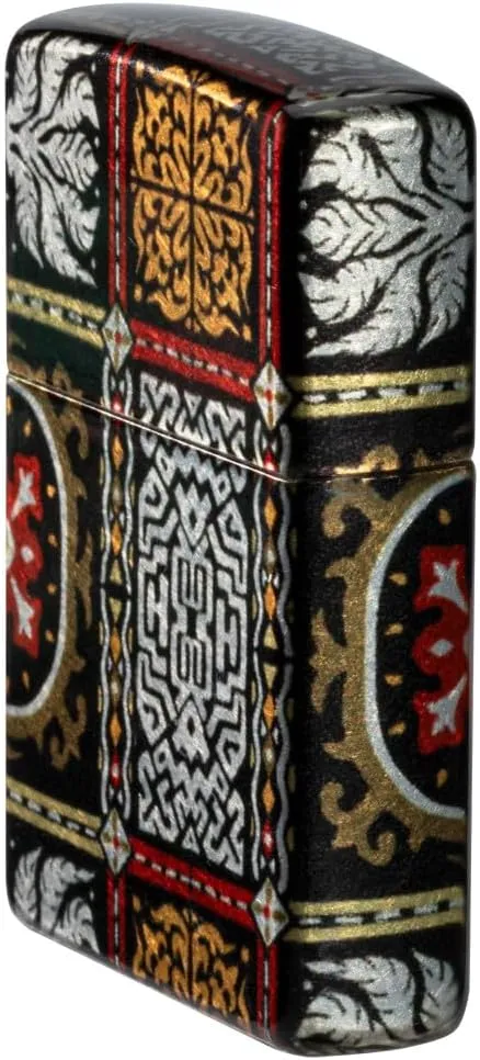 Zippo Tapestry Pattern Design Pocket Lighter