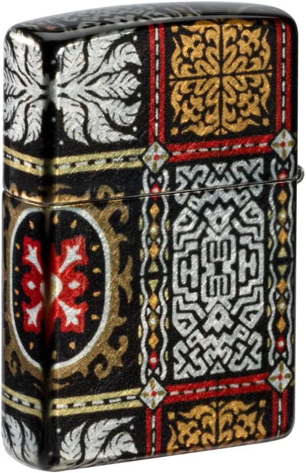 Zippo Tapestry Pattern Design Pocket Lighter