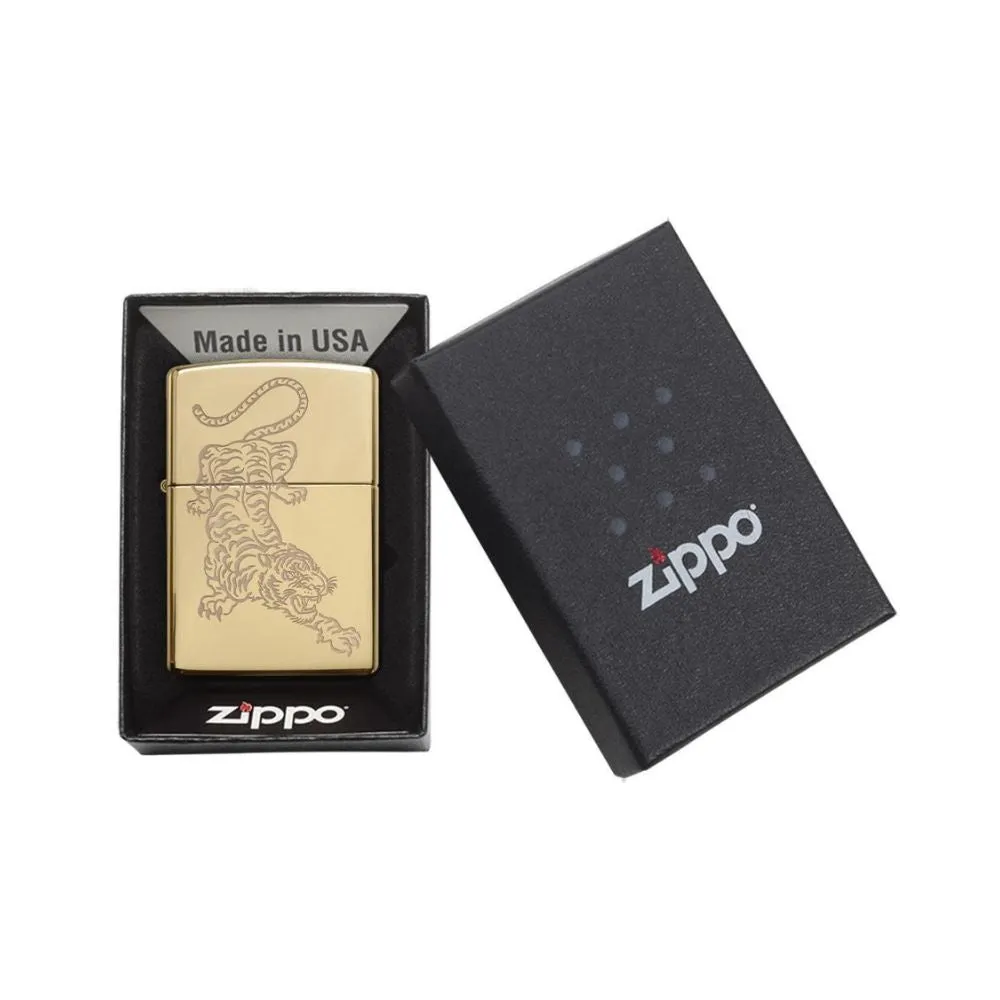Zippo Tiger Design Lighter