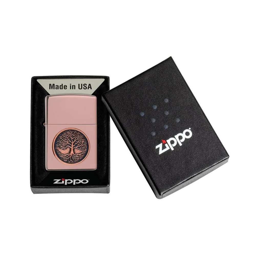 Zippo Tree of Life Emblem Lighter
