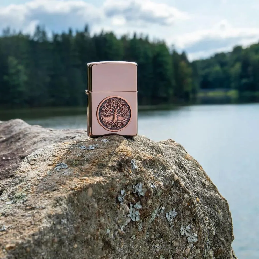 Zippo Tree of Life Emblem Lighter