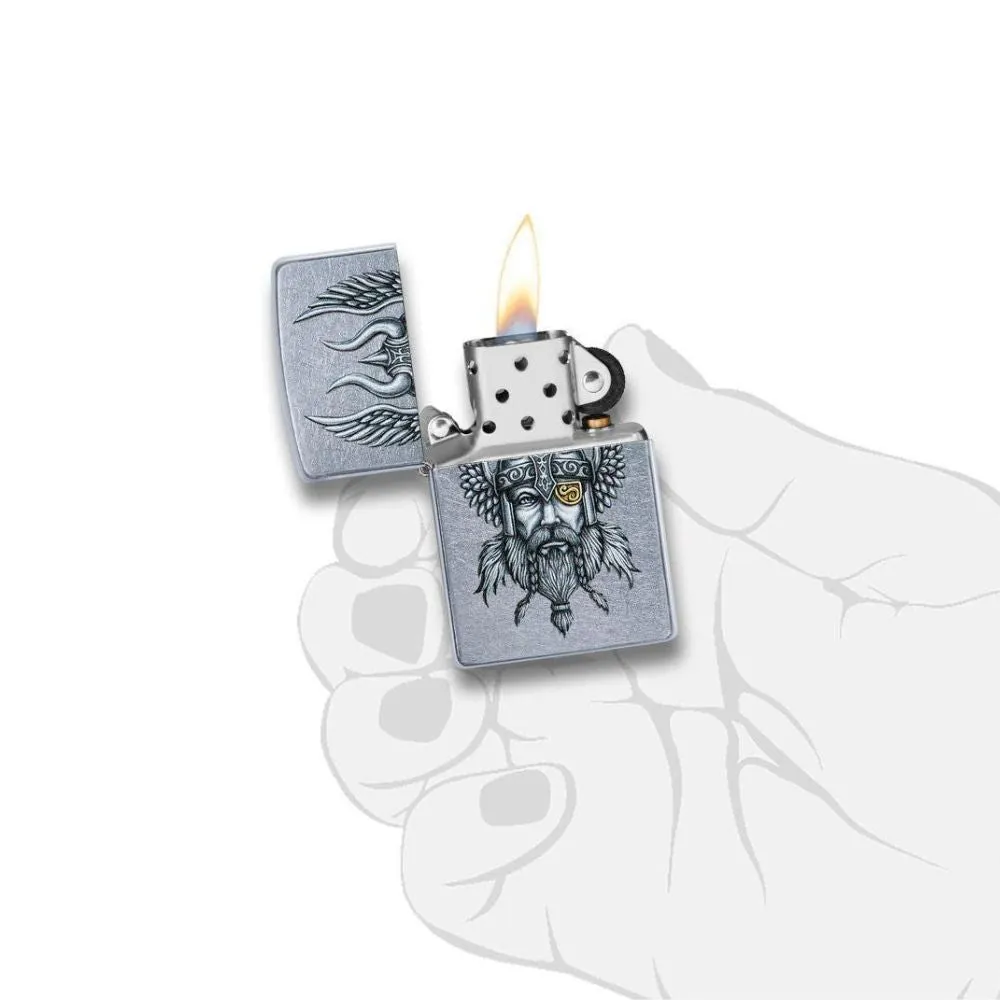 Zippo Viking Warrior Design Lighter
