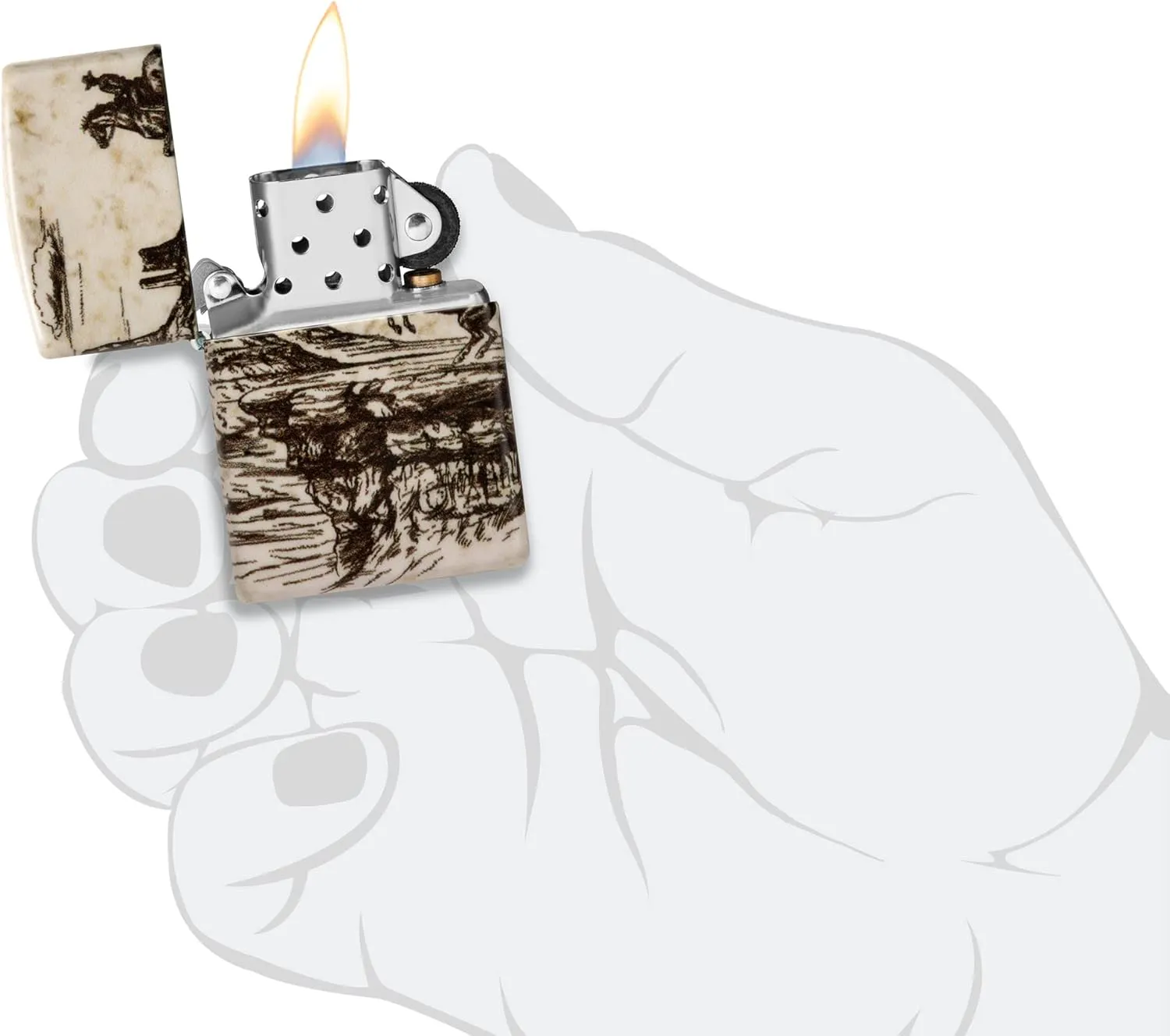 Zippo Western Lighters