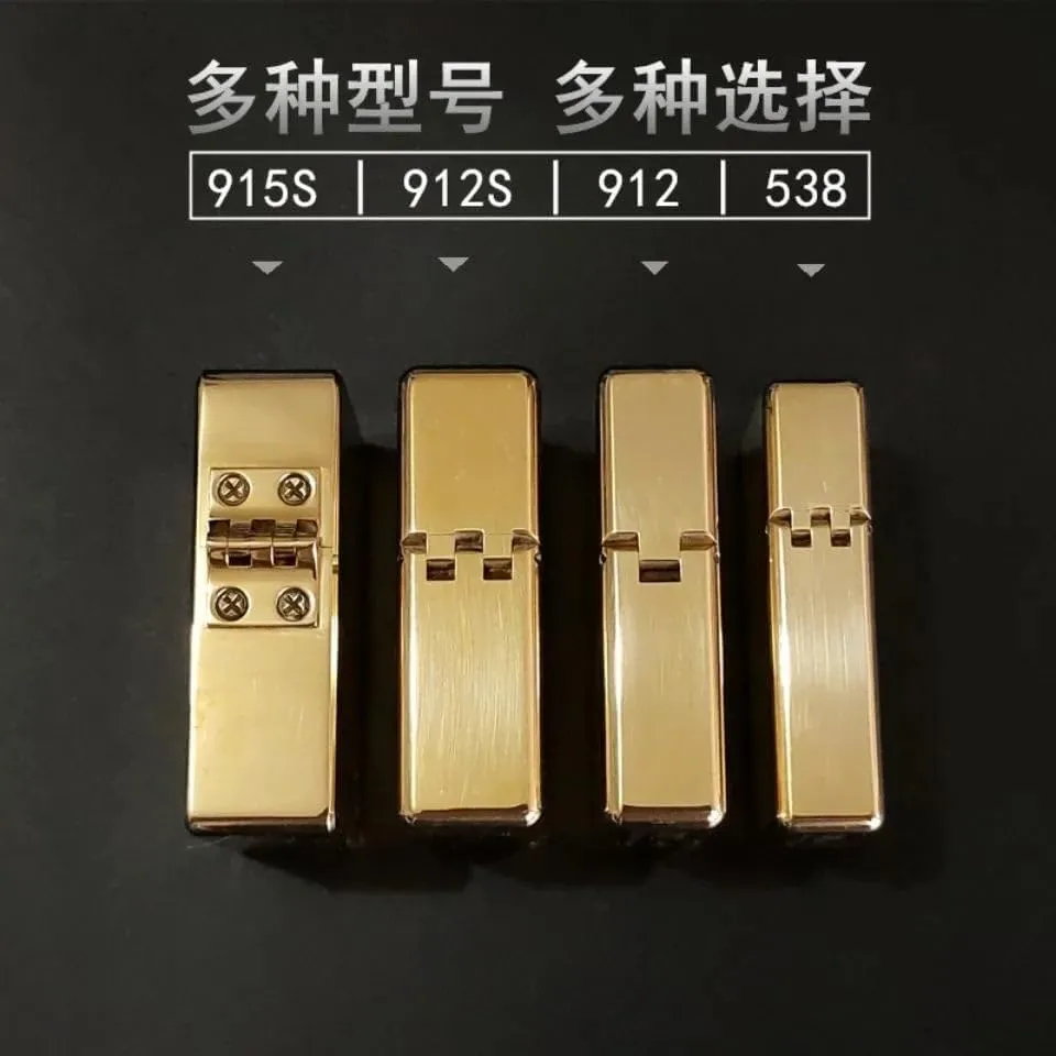 ZORRO 912S Heavy Armor Brass Kerosene Lighter, Retro Titanium Windproof Design with 3/5 Hinge Men's Gift 912 150g Logo