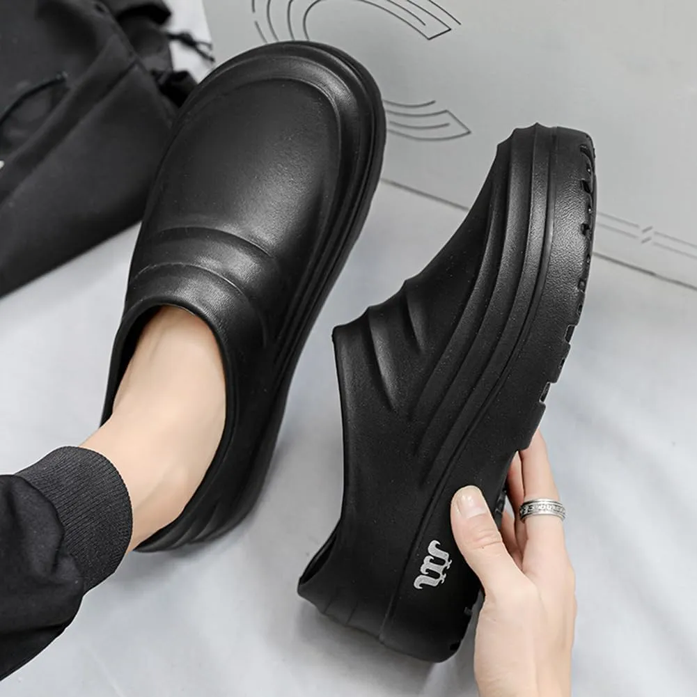 ZSpzx Chef Shoes for Men Women,Chef Shoes Non Slip Oil Resistant Clogs for Women Work Shoes, Kitchen Waterproof Zapatos de Chef Nurse Shoes Lightweight Safety