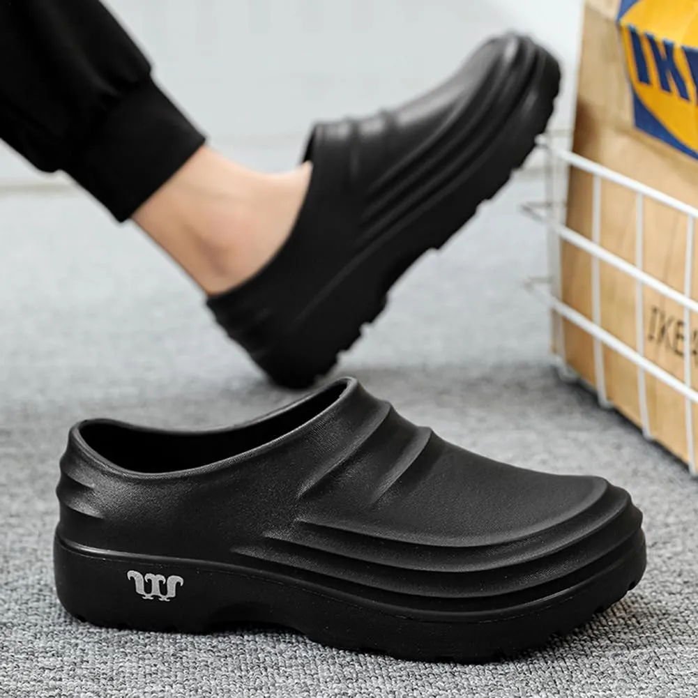 ZSpzx Chef Shoes for Men Women,Chef Shoes Non Slip Oil Resistant Clogs for Women Work Shoes, Kitchen Waterproof Zapatos de Chef Nurse Shoes Lightweight Safety