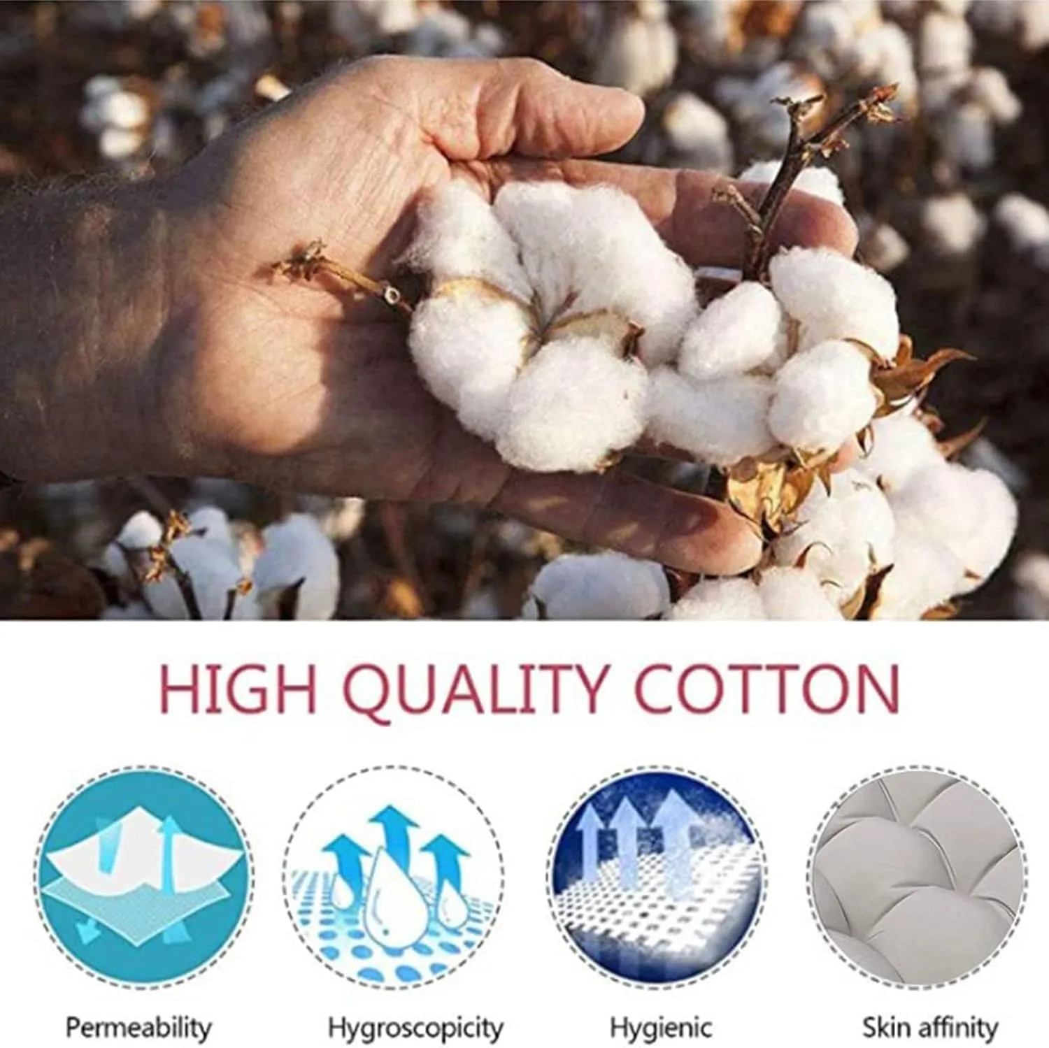 ZTGL Hanging Basket Seat Cushion, Thicken Hanging Egg Chair Cushion, Waterproof Basket Chair Cushion for Patio Garden, Outdoor Basket Egg Chair Seat Pads Back Cushion,Blue